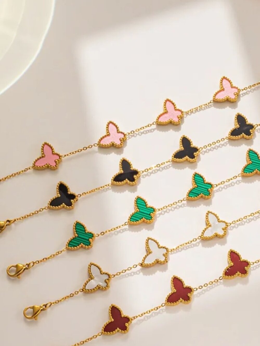 Butterfly 18K Gold Plated Bracelet